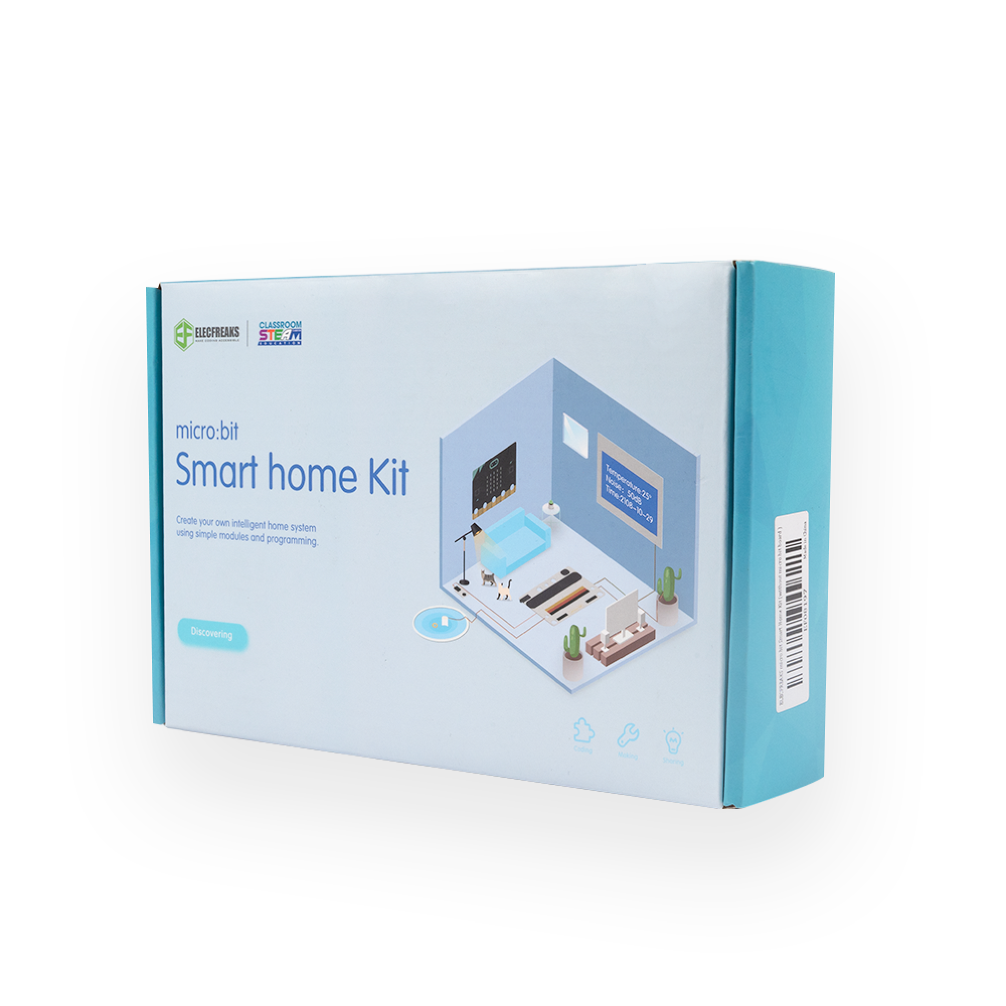 ELECFREAKS micro:bit Smart Home Kit, Programmable Home Automation Kit for Building A Smart House in STEM Activities