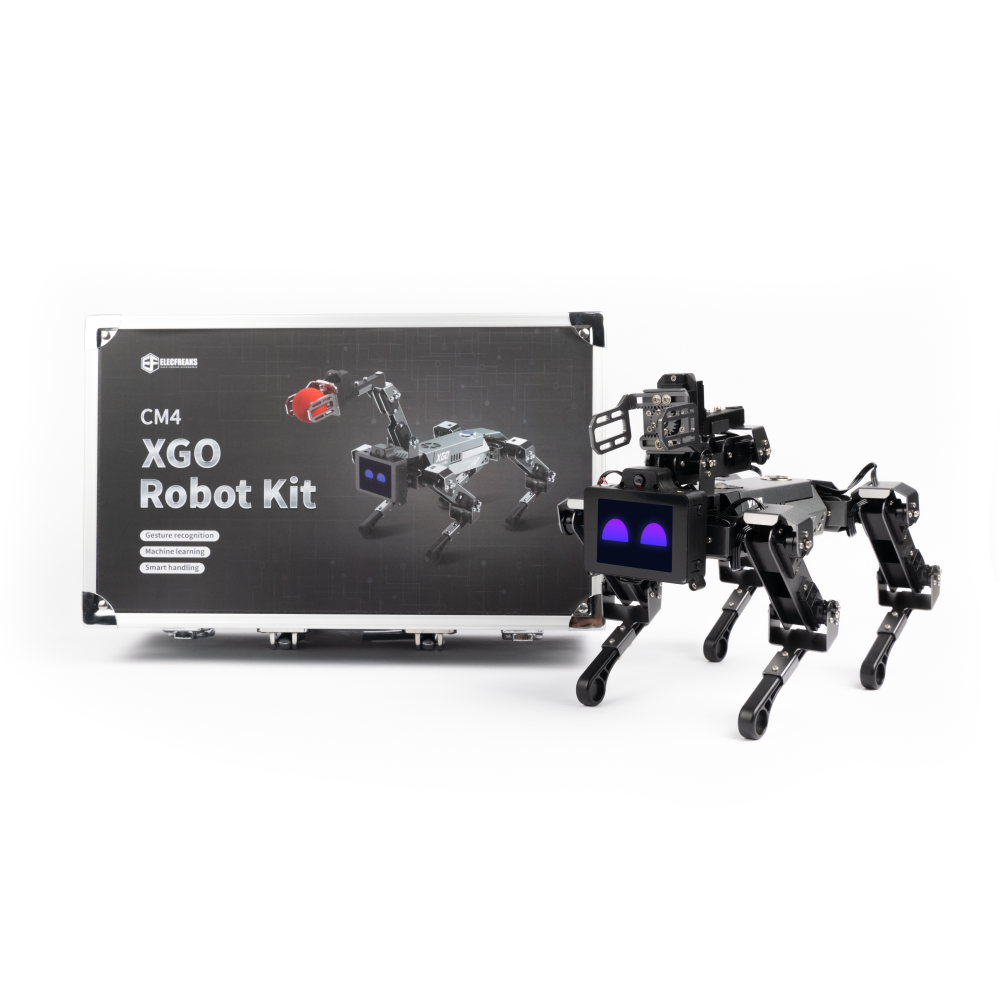 ELECFREAKS CM4 XGO-Lite Robot Dog Kit For Raspberry Pi, Programmable Robot Dog Kit for STEM education and modern classroom projects