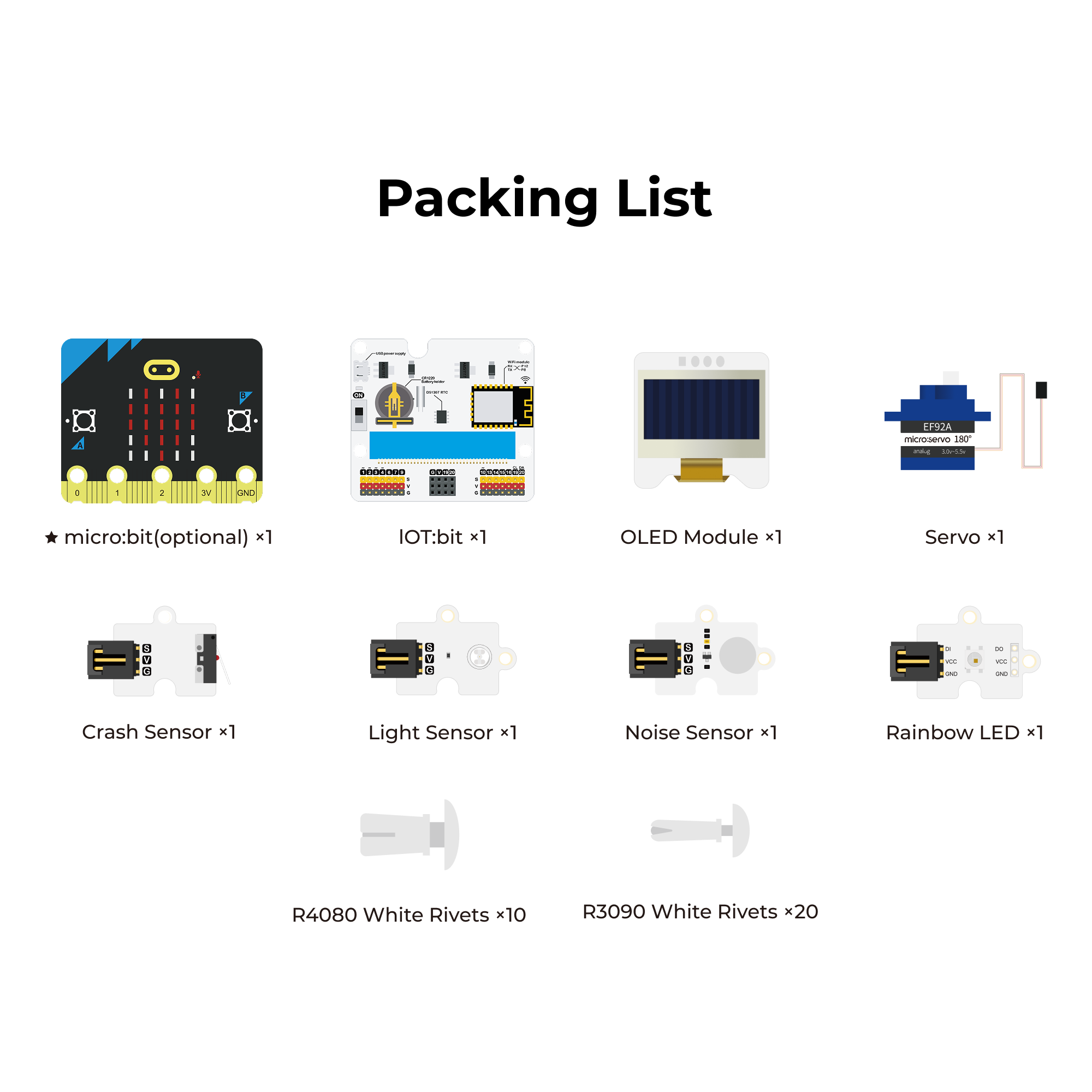 ELECFREAKS Classroom Smart Home Kit (Including Smart Home Material Pack)