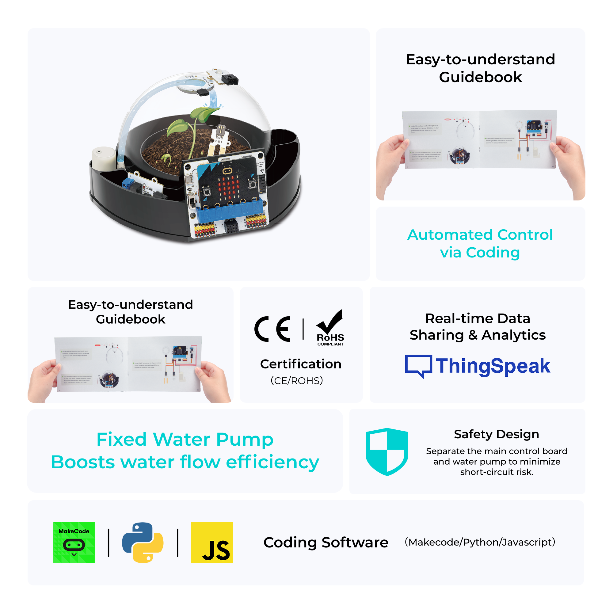ELECFREAKS micro:bit Smart Greenhouse Kit (10 Sets)
