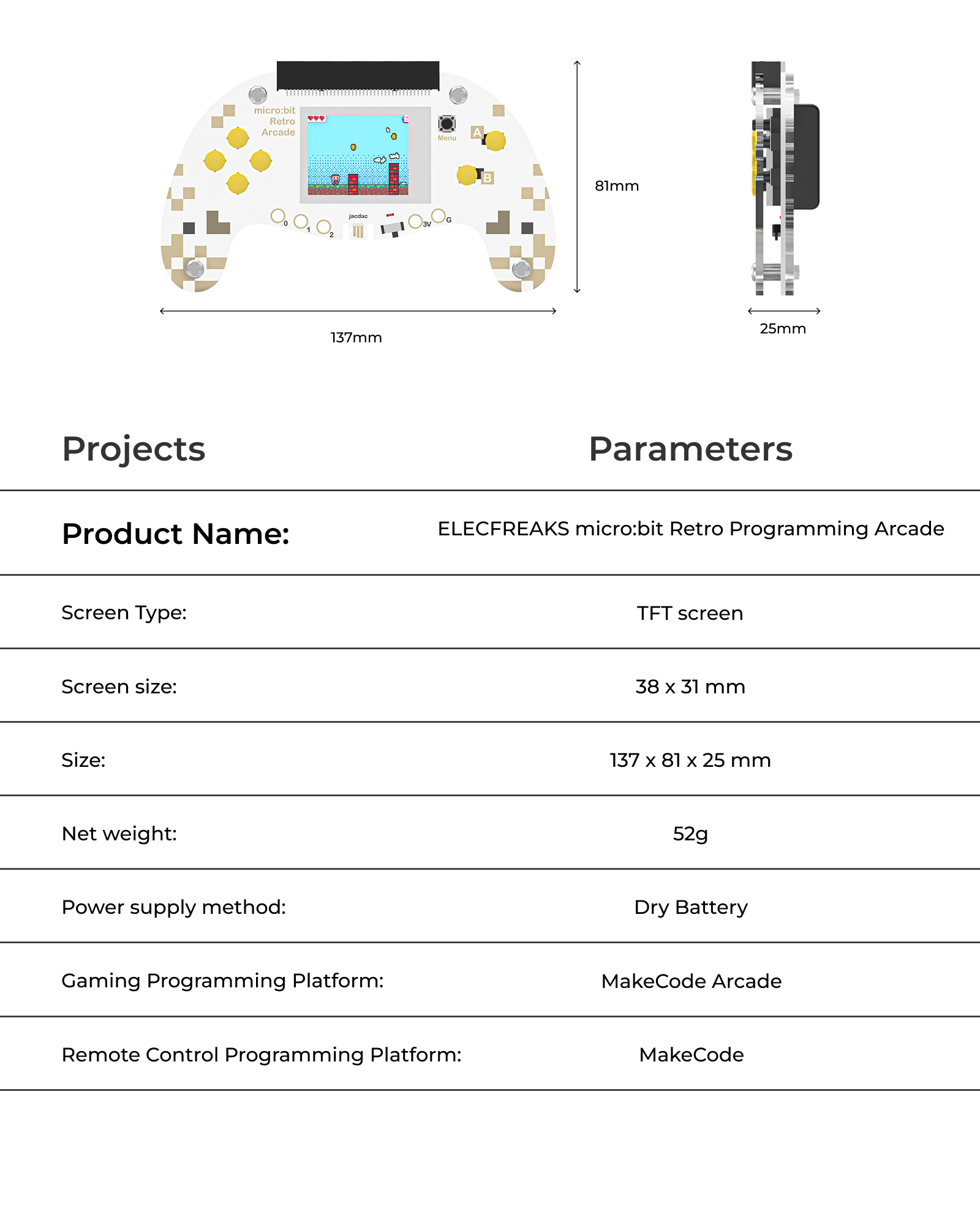 micro bit arcade