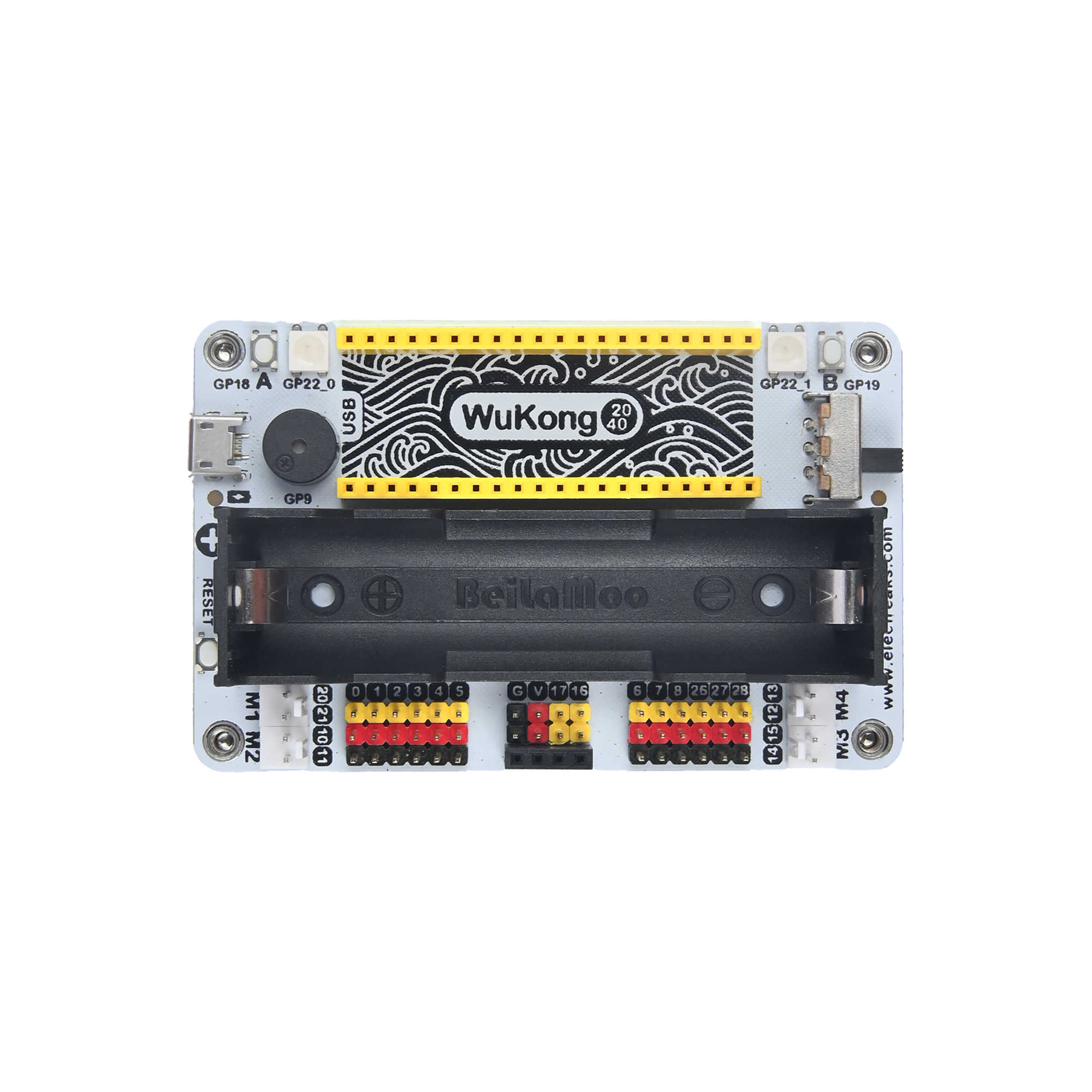 ELECFREAKS Wukong2040 Breakout Board For Raspberry Pi Pico