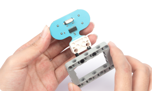 ELECFREAKS sensor module with LEGO compatible mounting base for micro:bit STEM robotics kits projects
