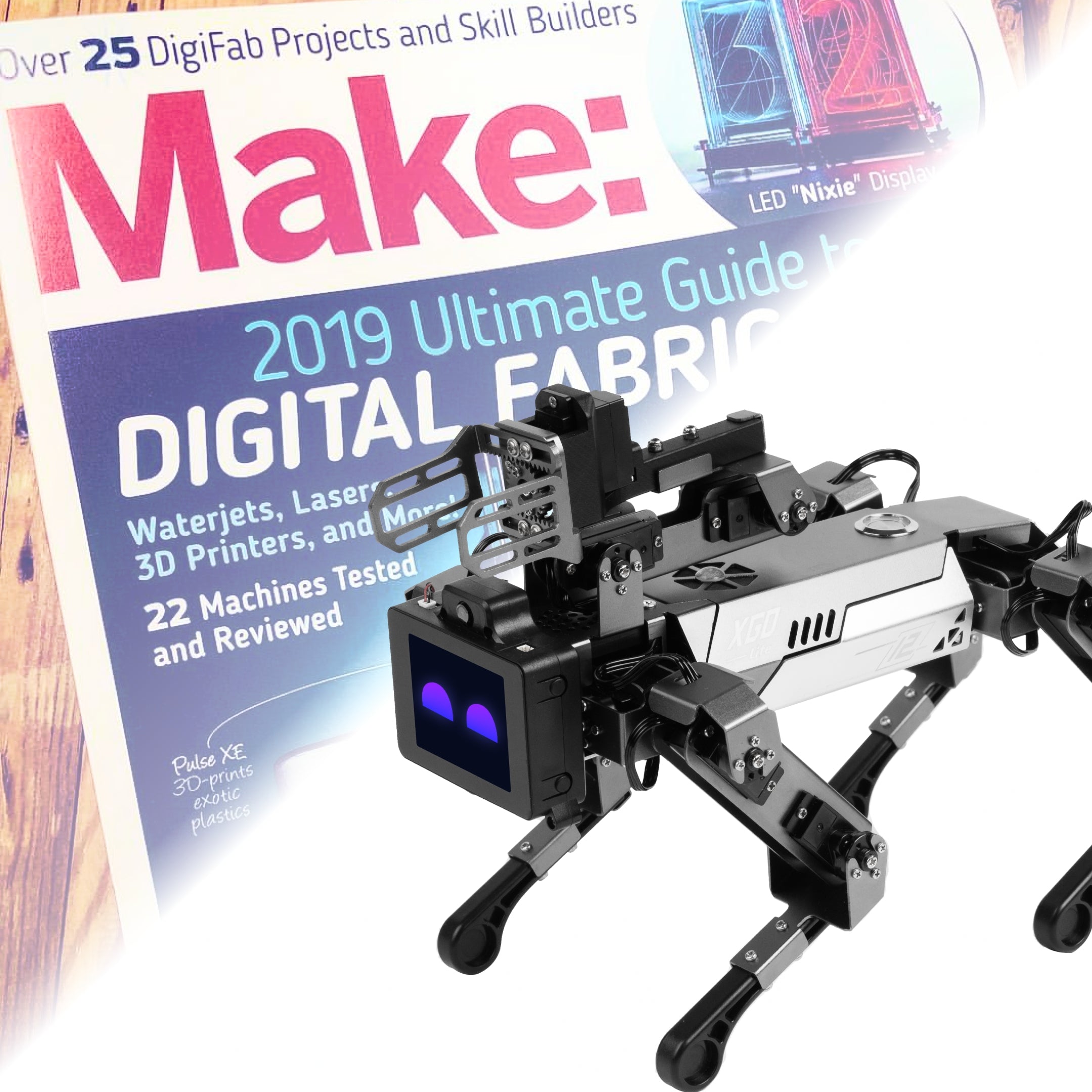 MAKE: Magazine reports on the CM4 XGO-Lite!