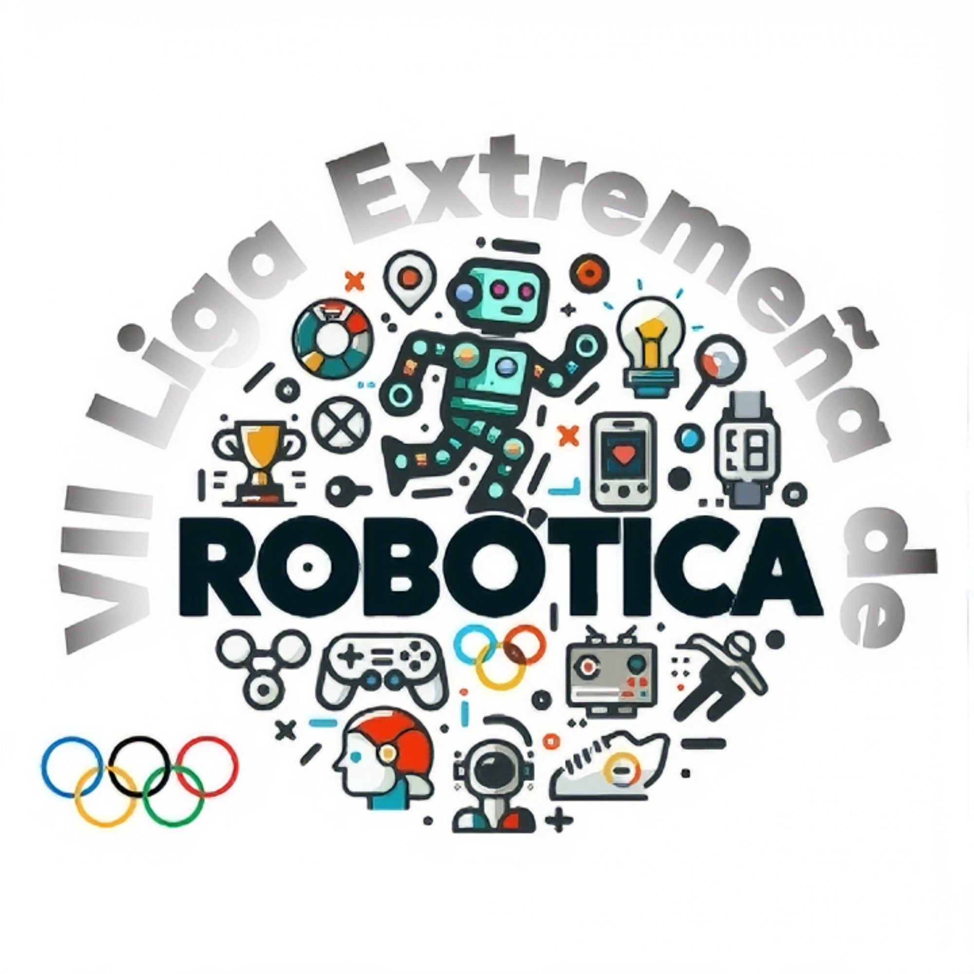 Student Team Uses Cutebot Football Game Kit at 7th Liga Extremeña de Robótica