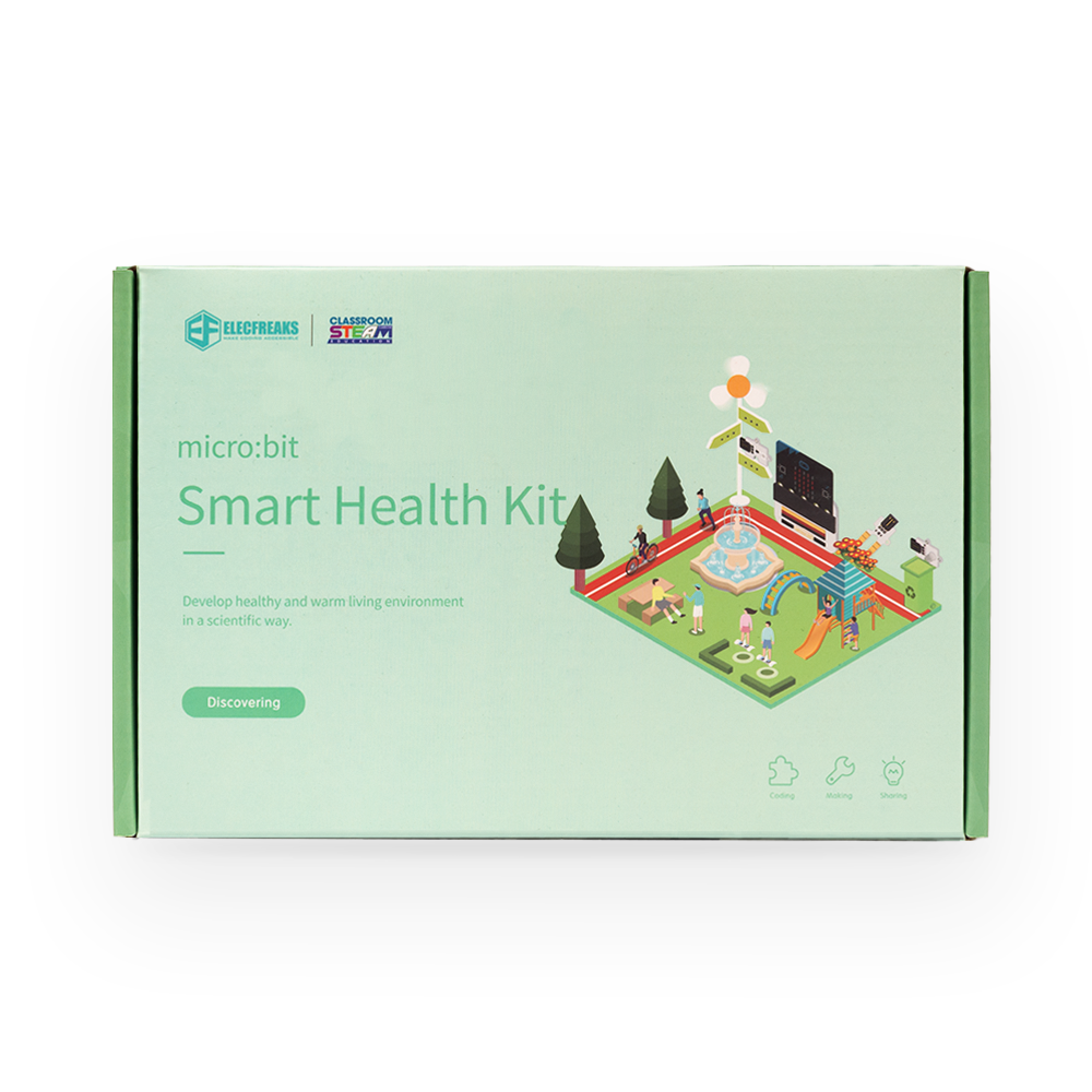 ELECFREAKS micro: bit Smart Health Kit, aprendizaje de circuito eléctrico con manual de orientación