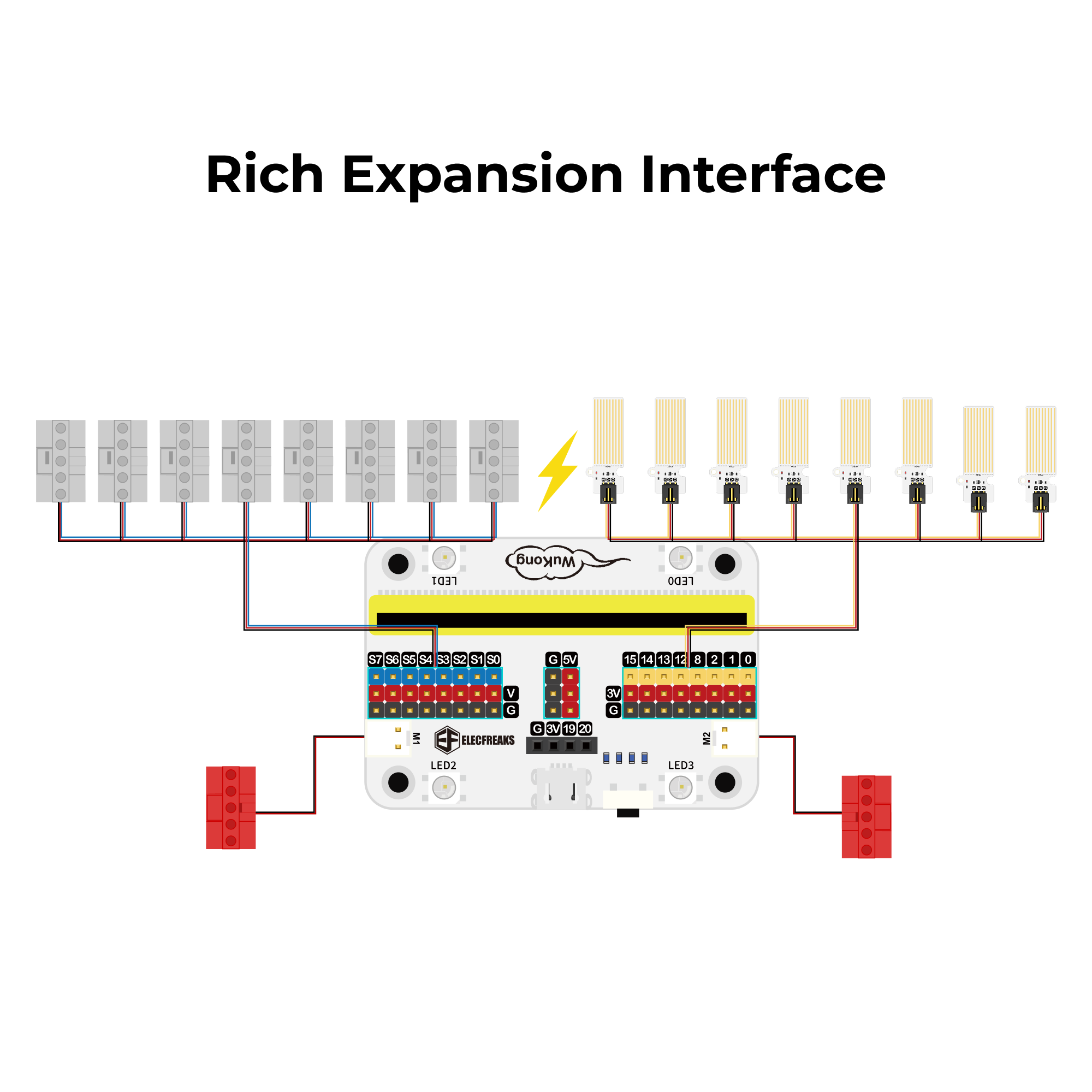 ELECFREAKS micro:bit Wukong Expansion Board Adapter