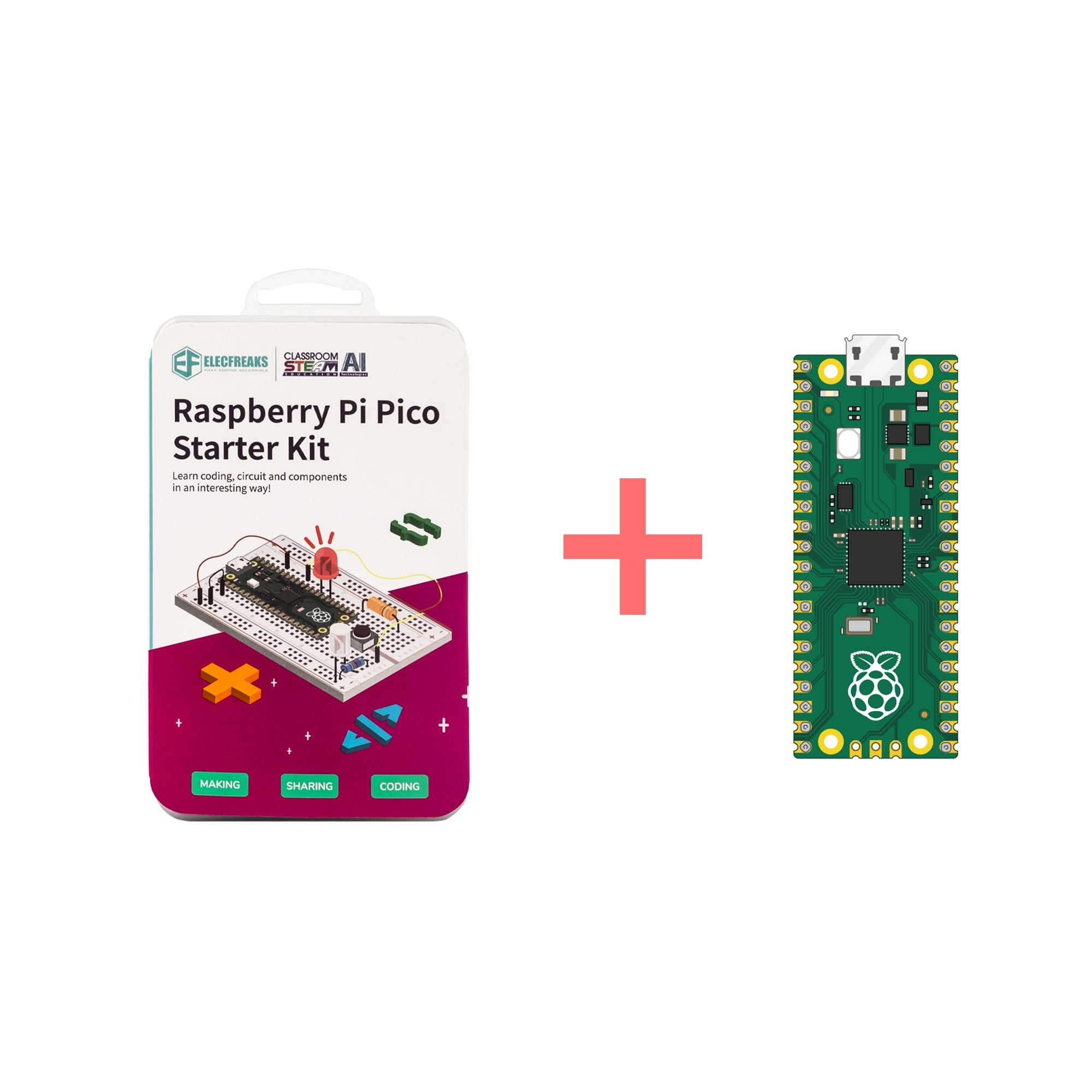 Kit de inicio ELECFREAKS Raspberry Pi Pico 
