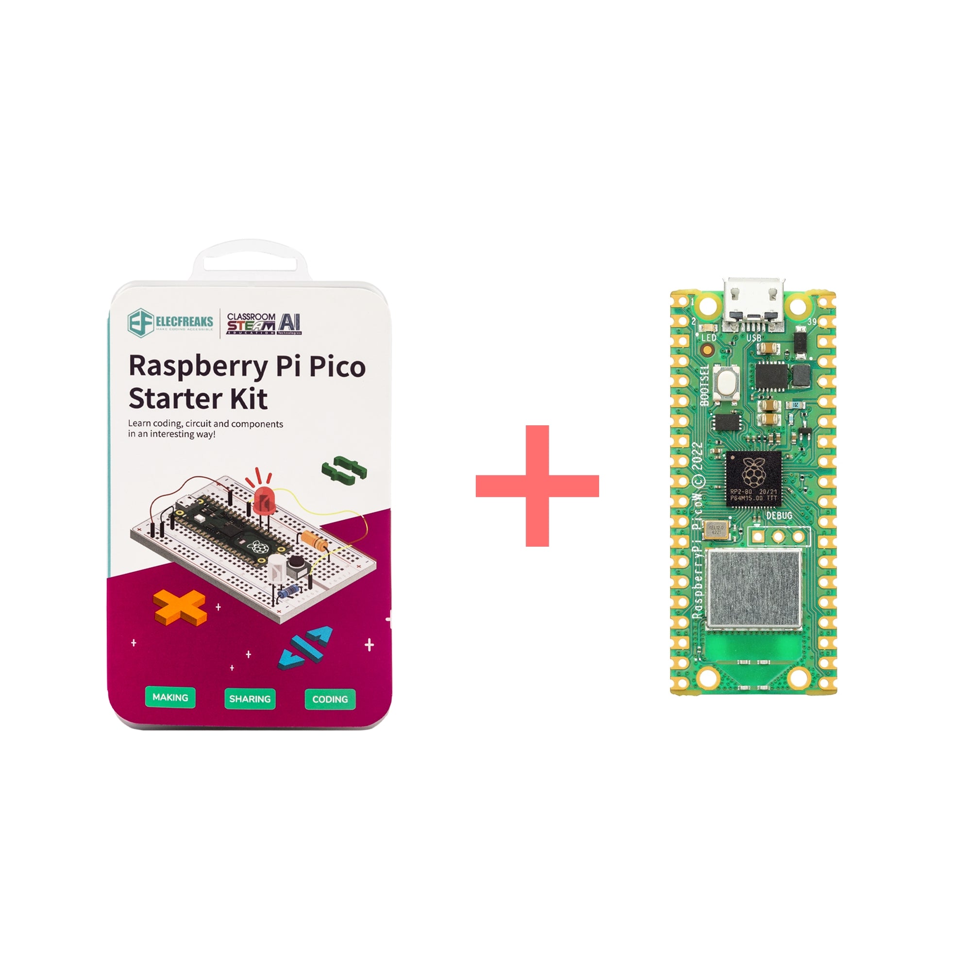 Kit de inicio ELECFREAKS Raspberry Pi Pico 