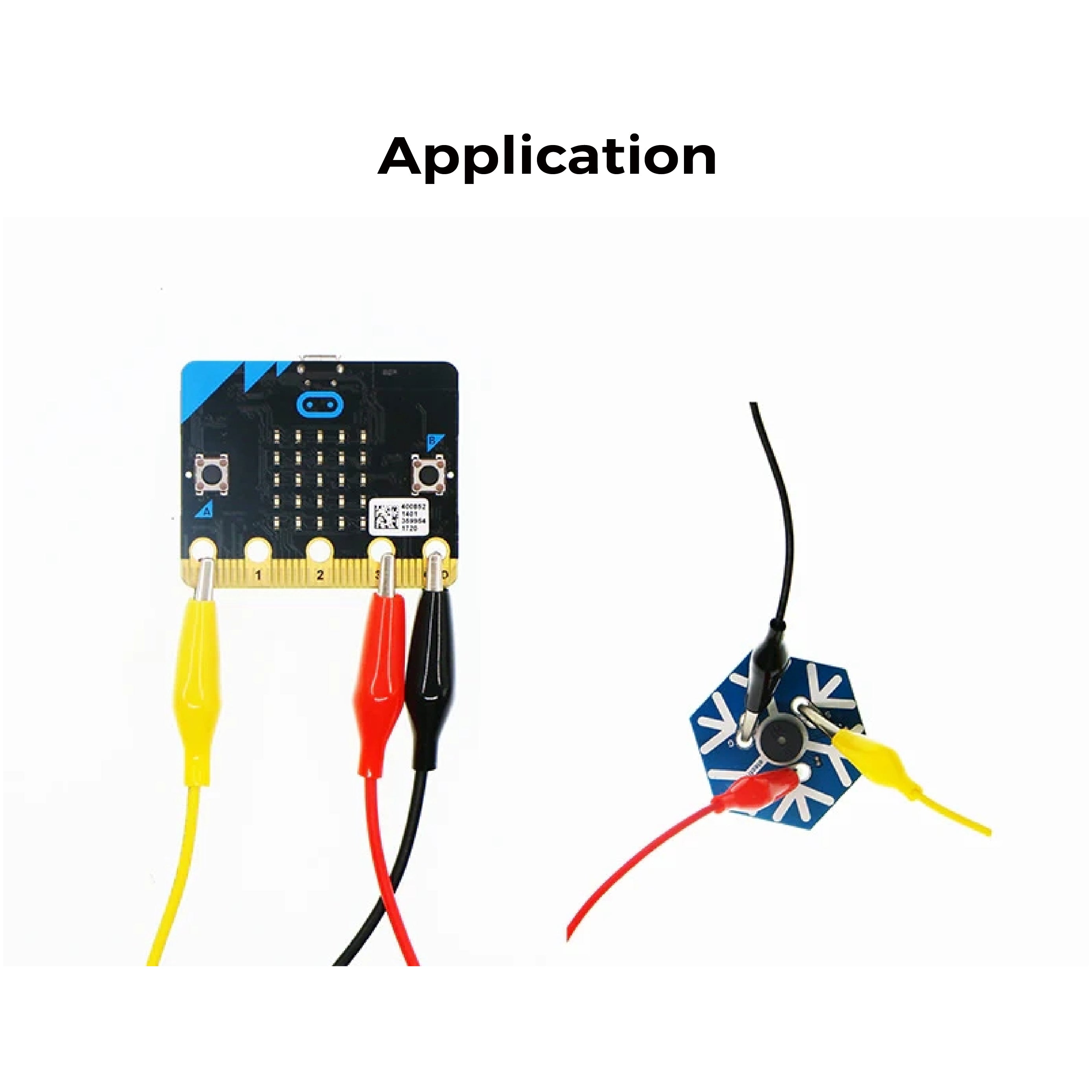 ELECFREAKS micro Alligator Clips For micro:bit (Black, Red, Yellow)