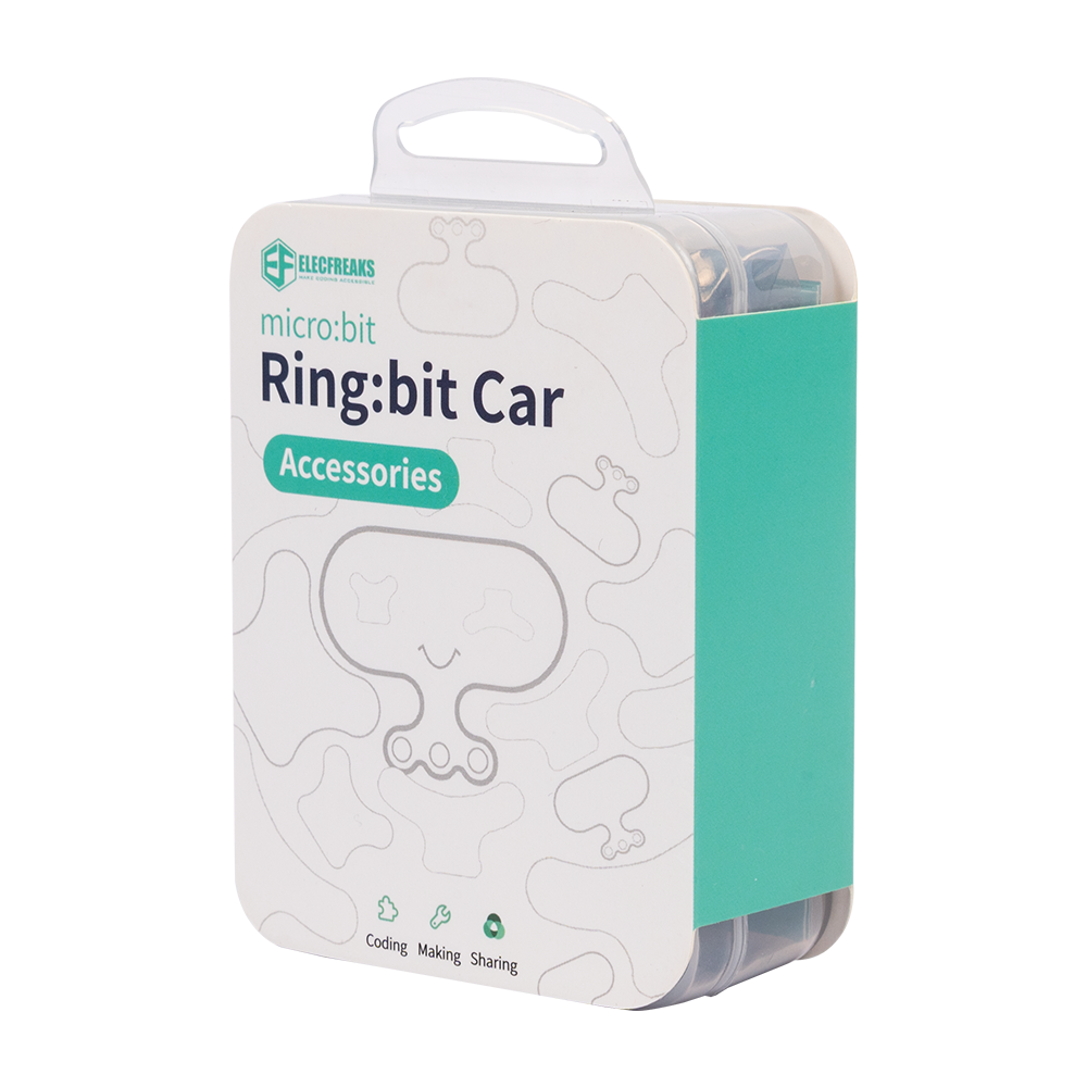 ELECFREAKS Ring:bit Car Accessories Kit (Sonar:bit, Tracking Module & LED Light Bar)
