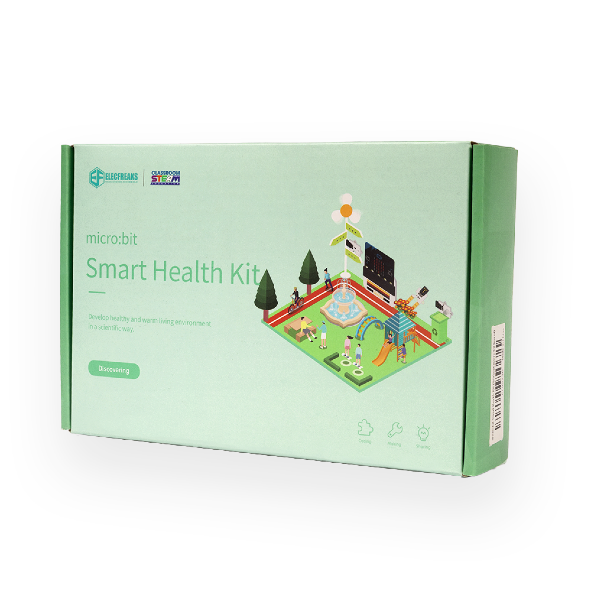 ELECFREAKS micro: bit Smart Health Kit, aprendizaje de circuito eléctrico con manual de orientación