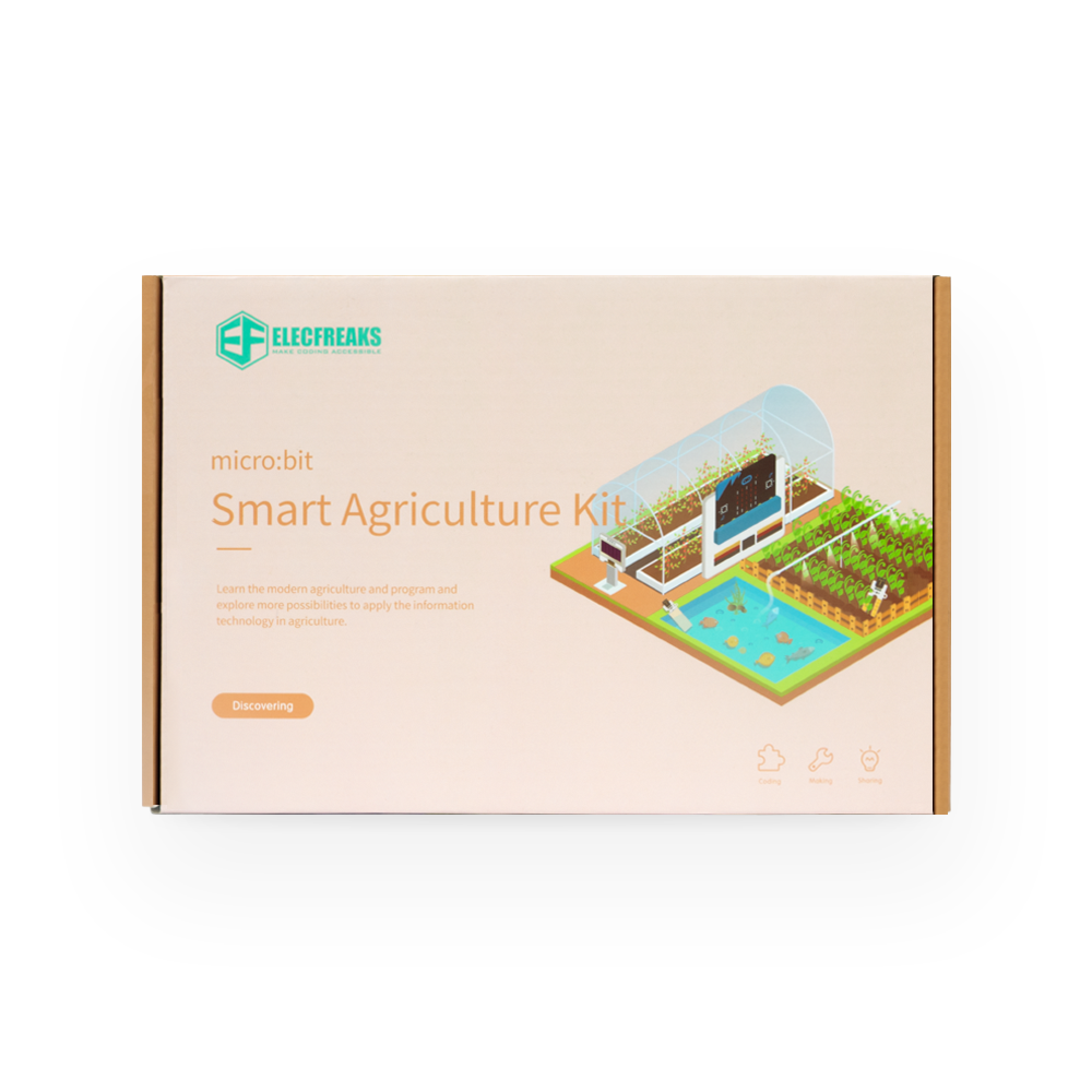 ELECFREAKS micro:bit Smart Agriculture Kit, DIY Programming STEM kit with Basic Coding Electronics Sensors