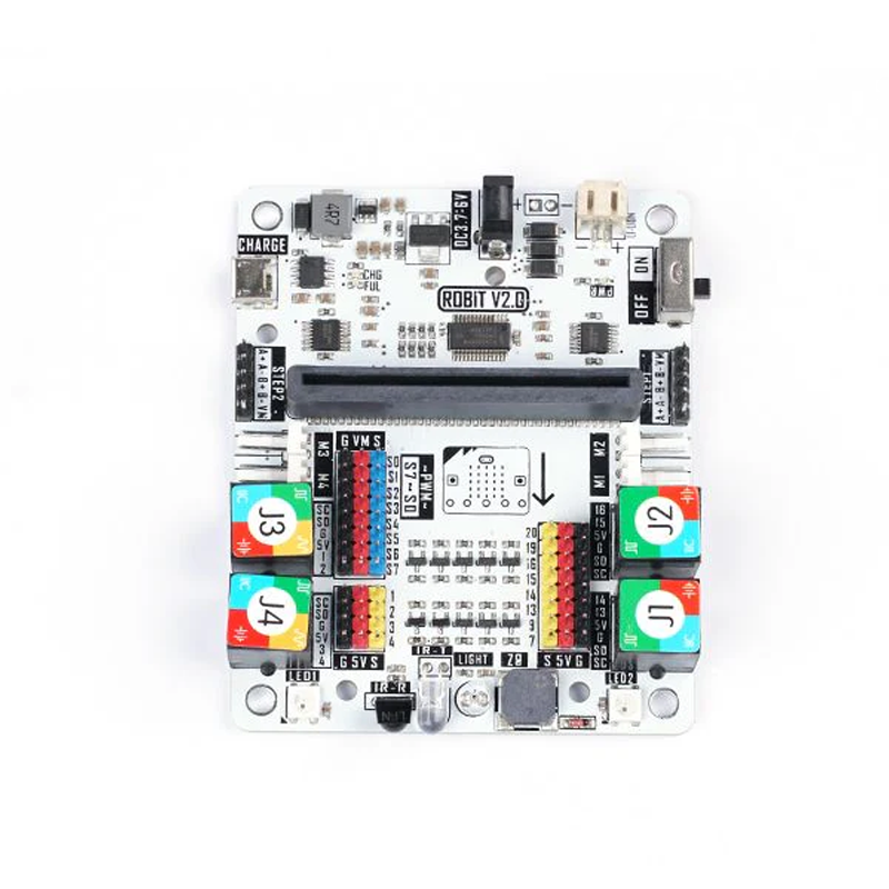 ELECFREAKS micro:bit Robit - DIY ミニ スマート カー ロボット開発プラットフォーム シャーシ