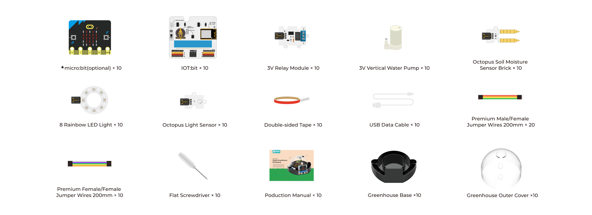 Μicro:bit Smart Greenhouse Kit Σετ των 10 - why.gr