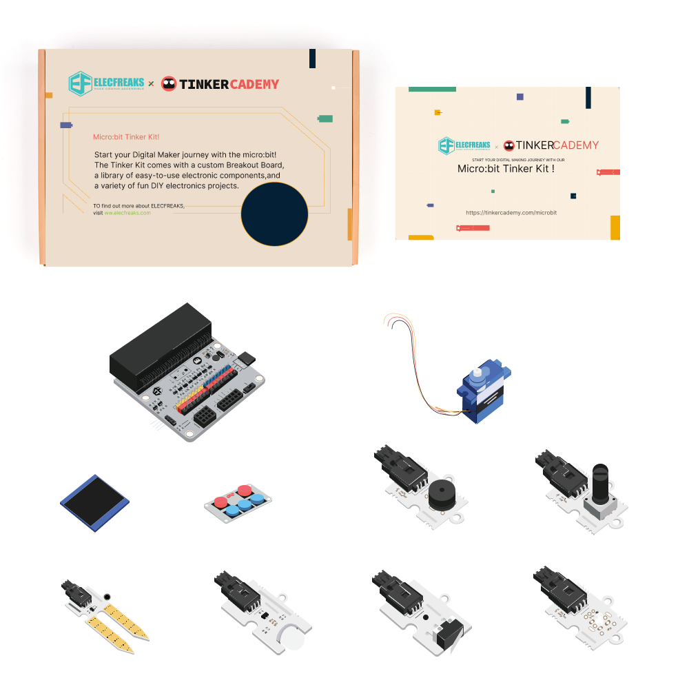 ELECFREAKS micro:bit Tinker Kit (Sin placa micro:bit)