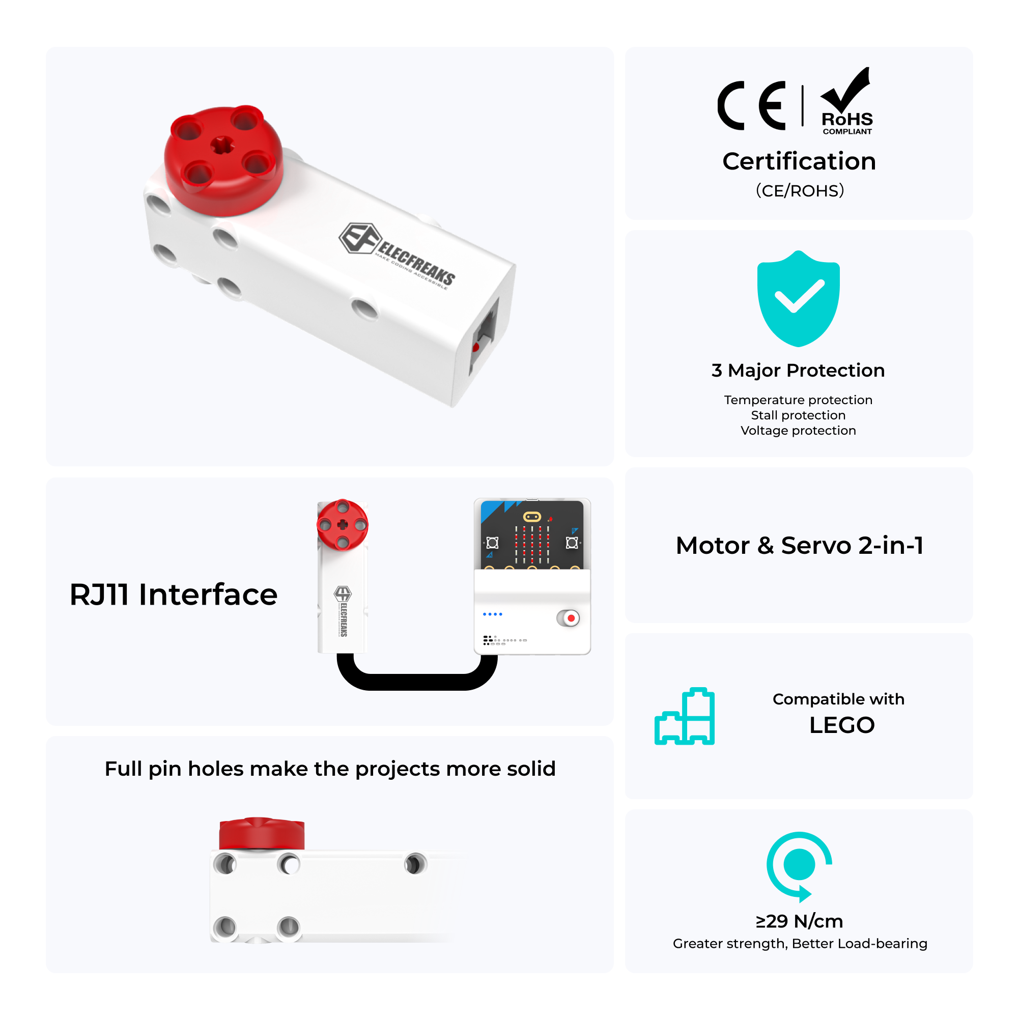 ELECFREAKS PlanetX Smart Brick Motor