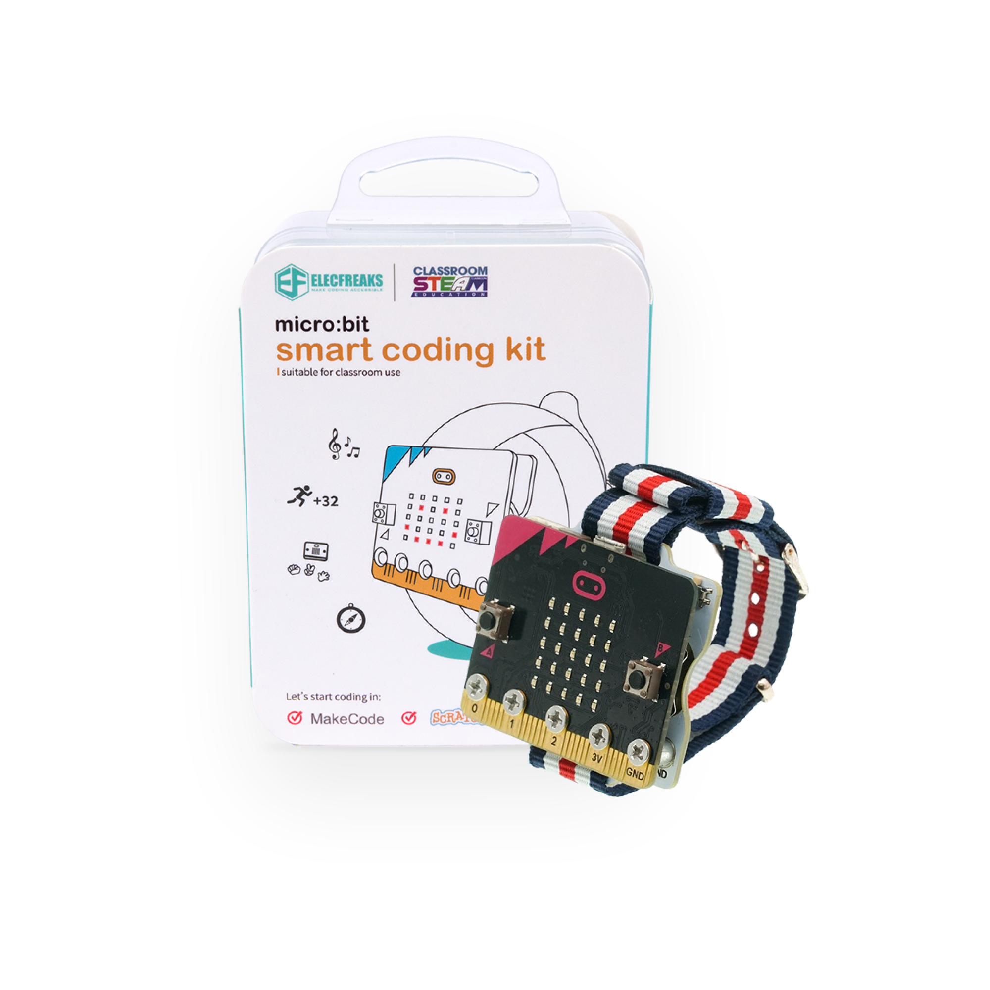 ELECFREAKS micro:bit Smart Coding Watch Kit