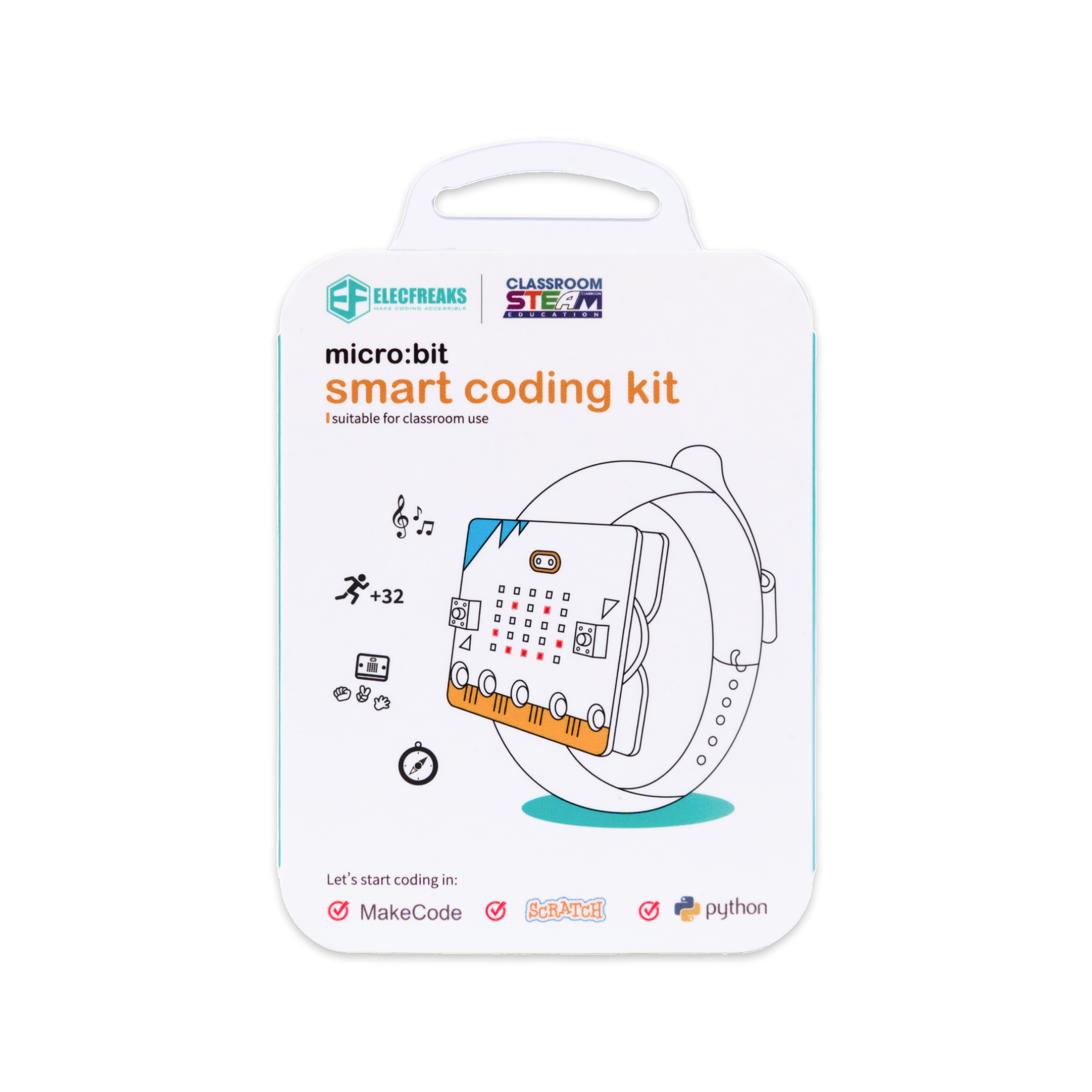 ELECFREAKS micro:bit Smart Coding Watch Kit