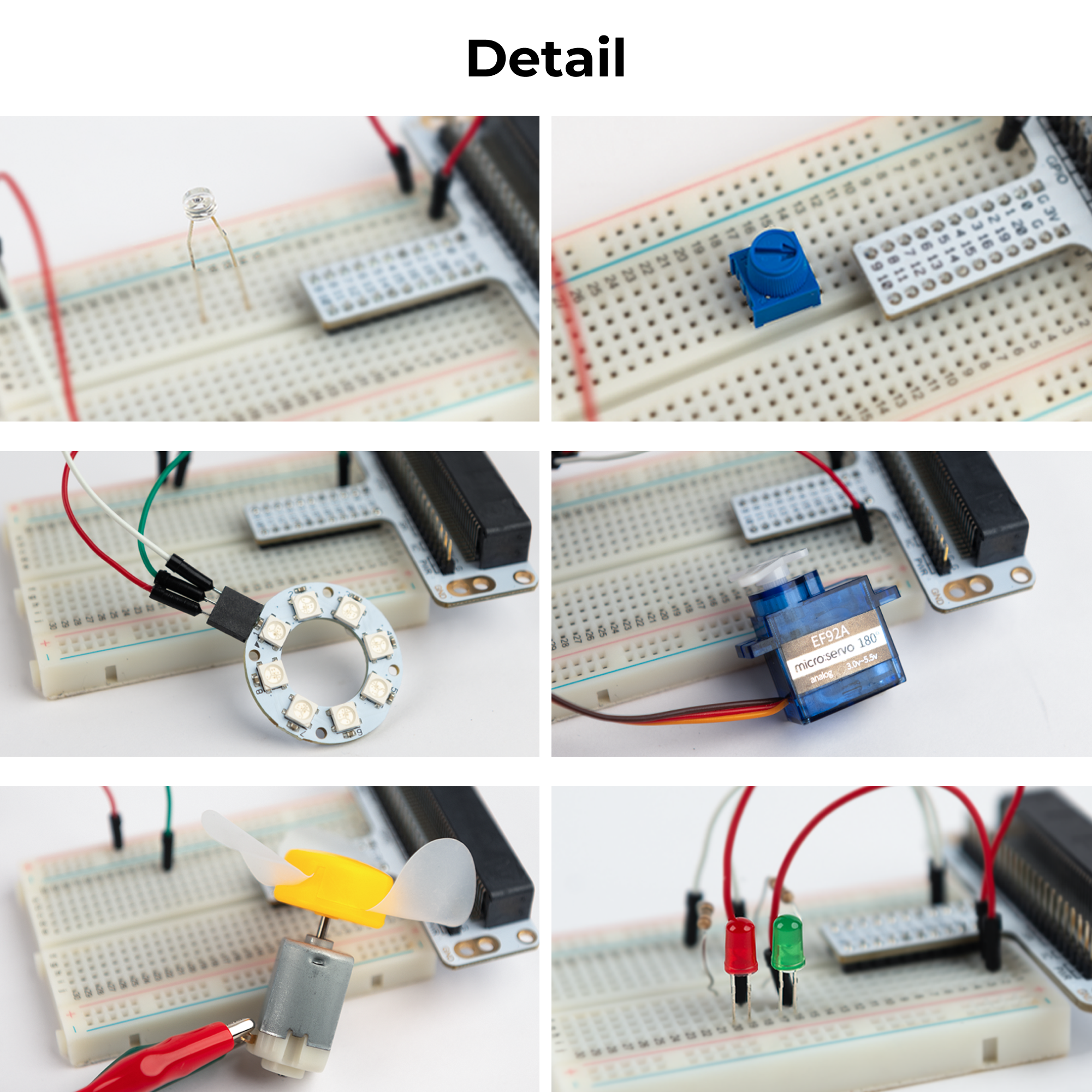 ELECFREAKS BBC micro bit Starter Kit, micro:bit Basic Coding Electronics Kit, STEM Educational DIY Experiment Kit