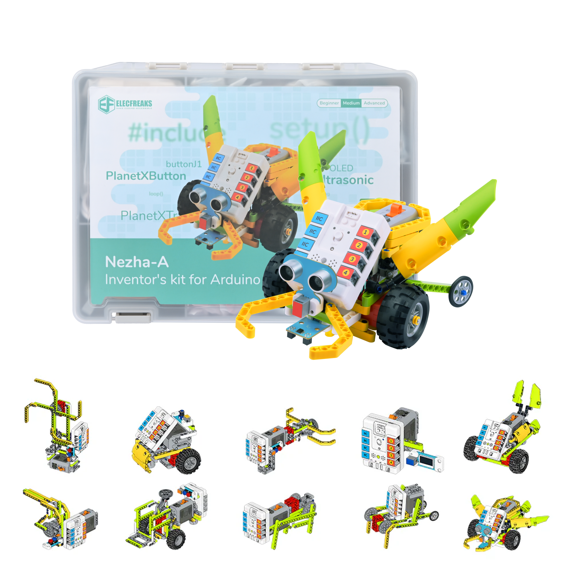 ELECFREAKS Arduino 36 IN 1 Nezha-A Inventor's Kit