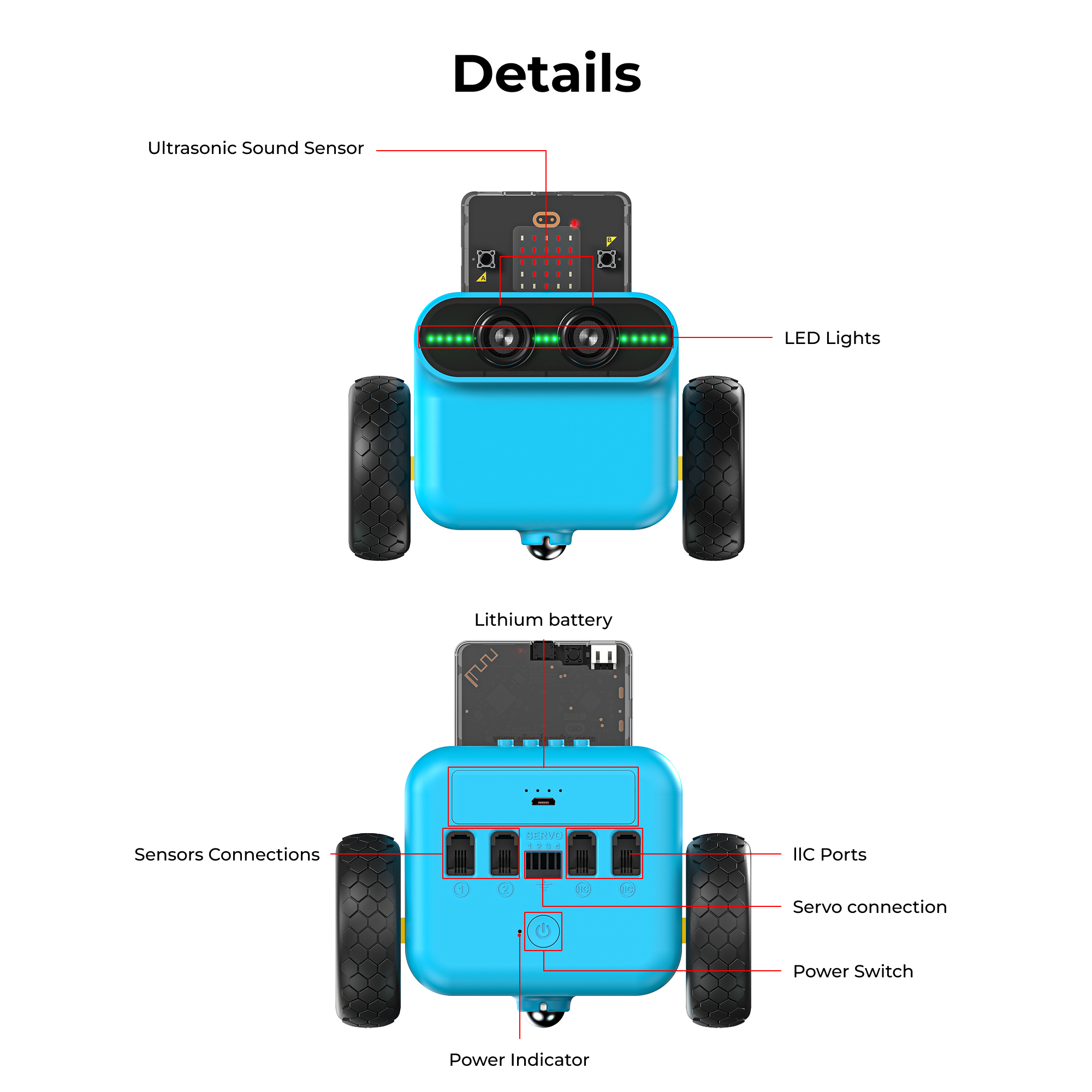 ELECFREAKS micro:bit TPBot Edu Car Kit