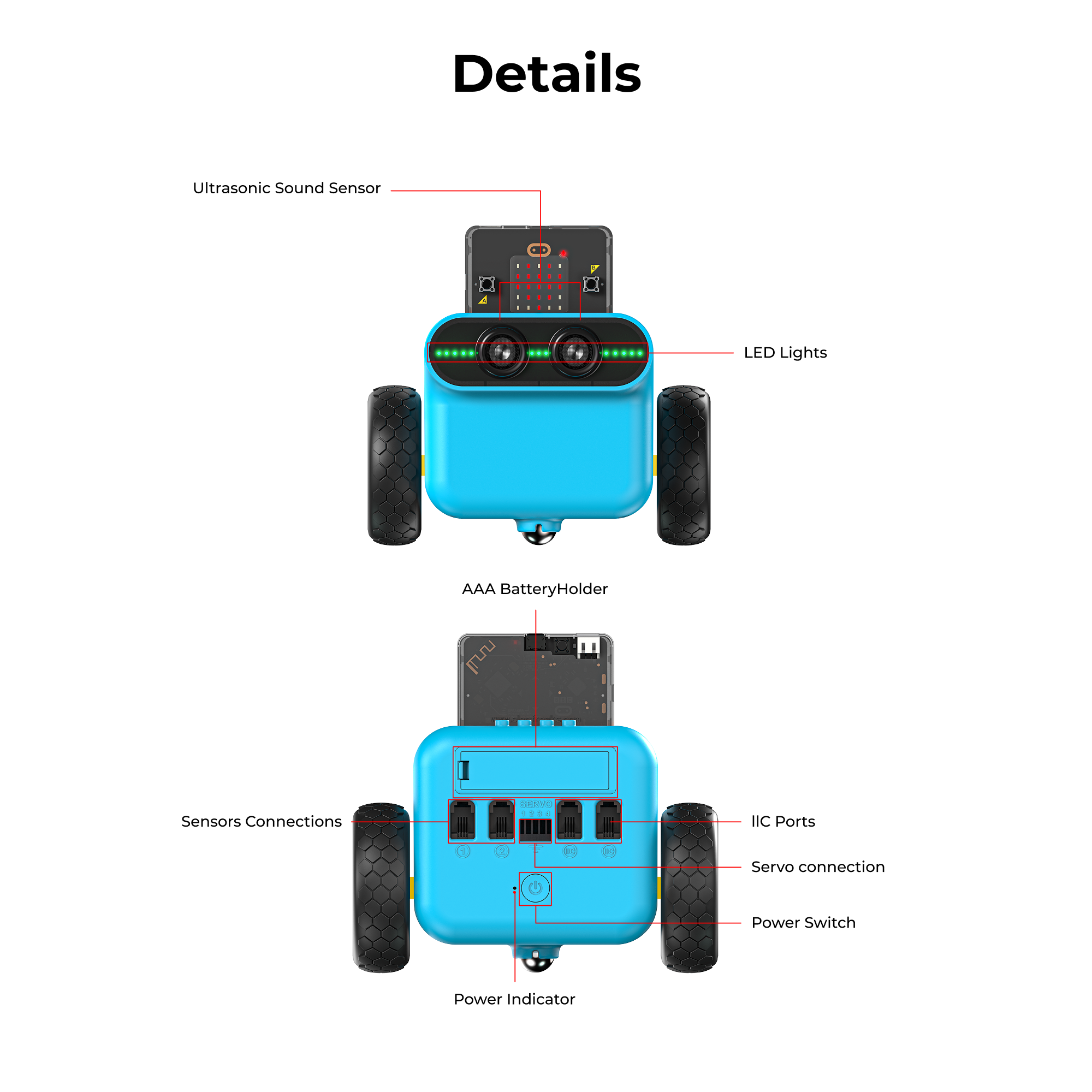 ELECFREAKS micro:bit TPBot Car Kit