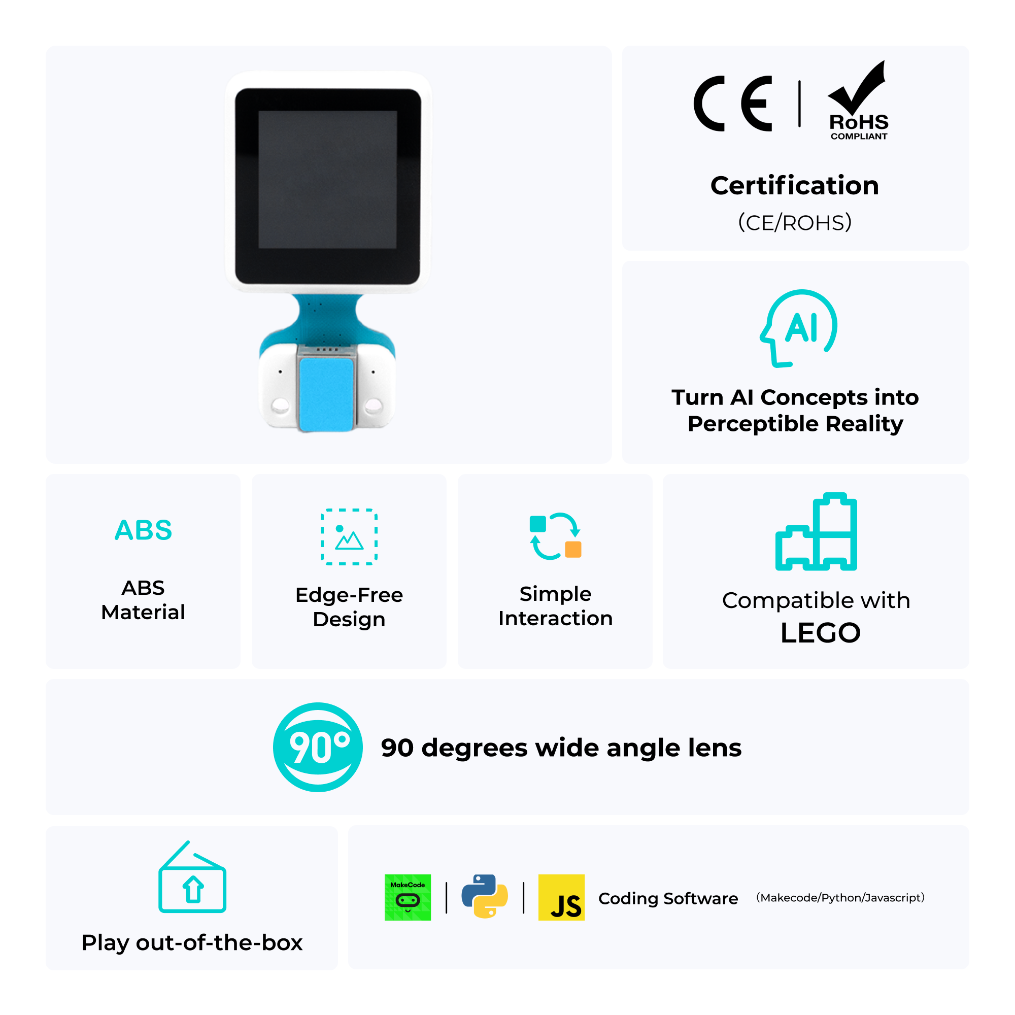 ELECFREAKS micro:bit AI スマートレンズキット