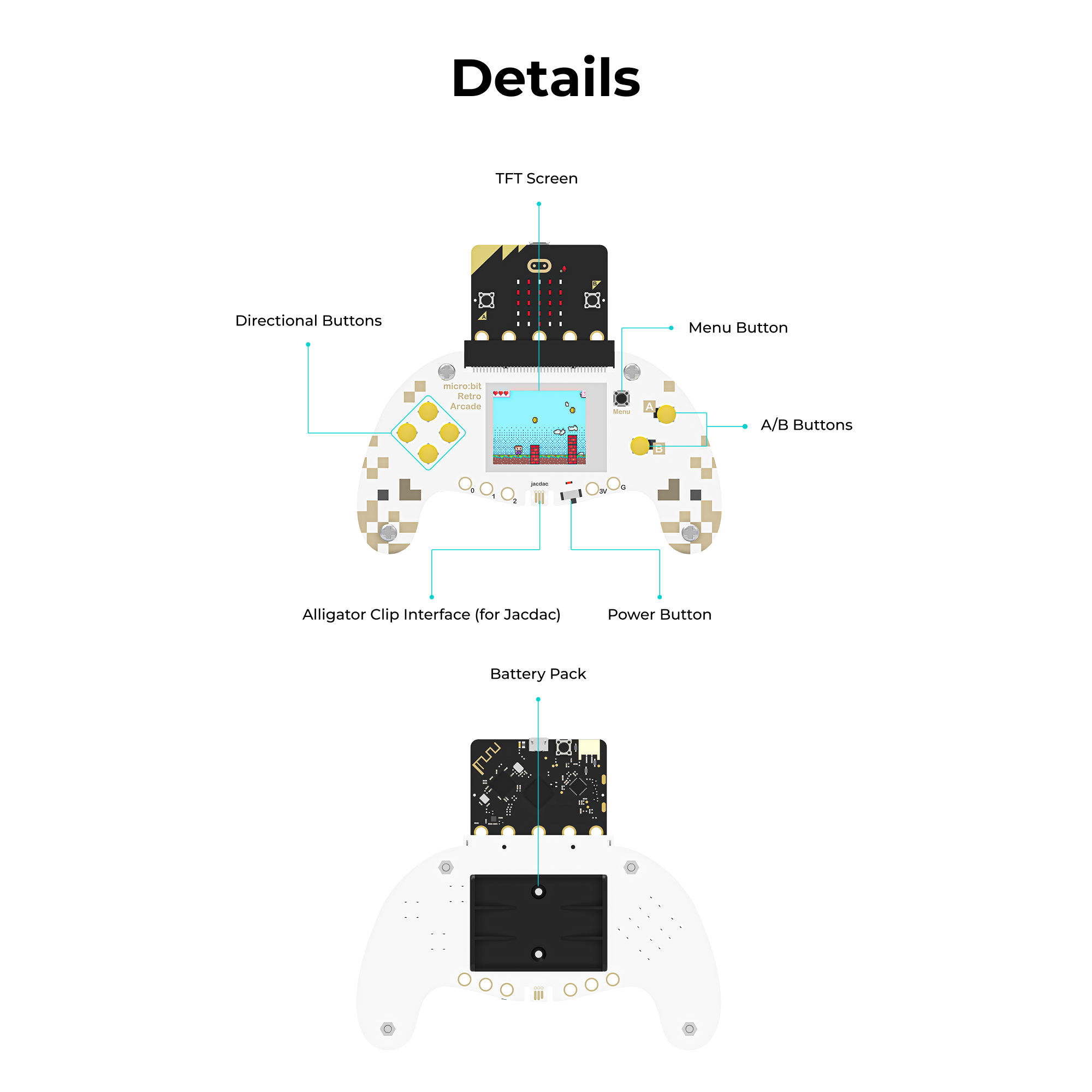 ELCFREAKS micro:bit レトロ プログラミング アーケード