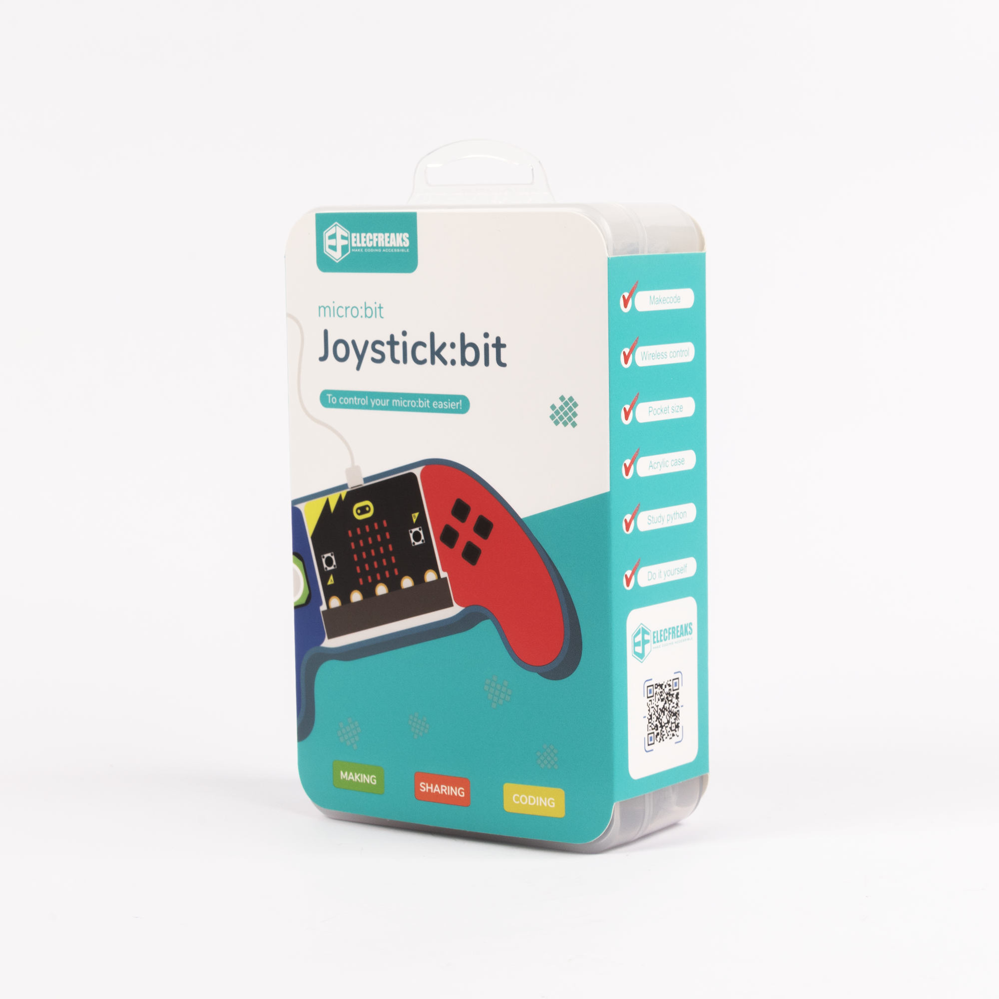 ELECFREAKS micro:bit Joystick:bit V2 Kit, the Joystick Controller Compatible With micro:bit Board