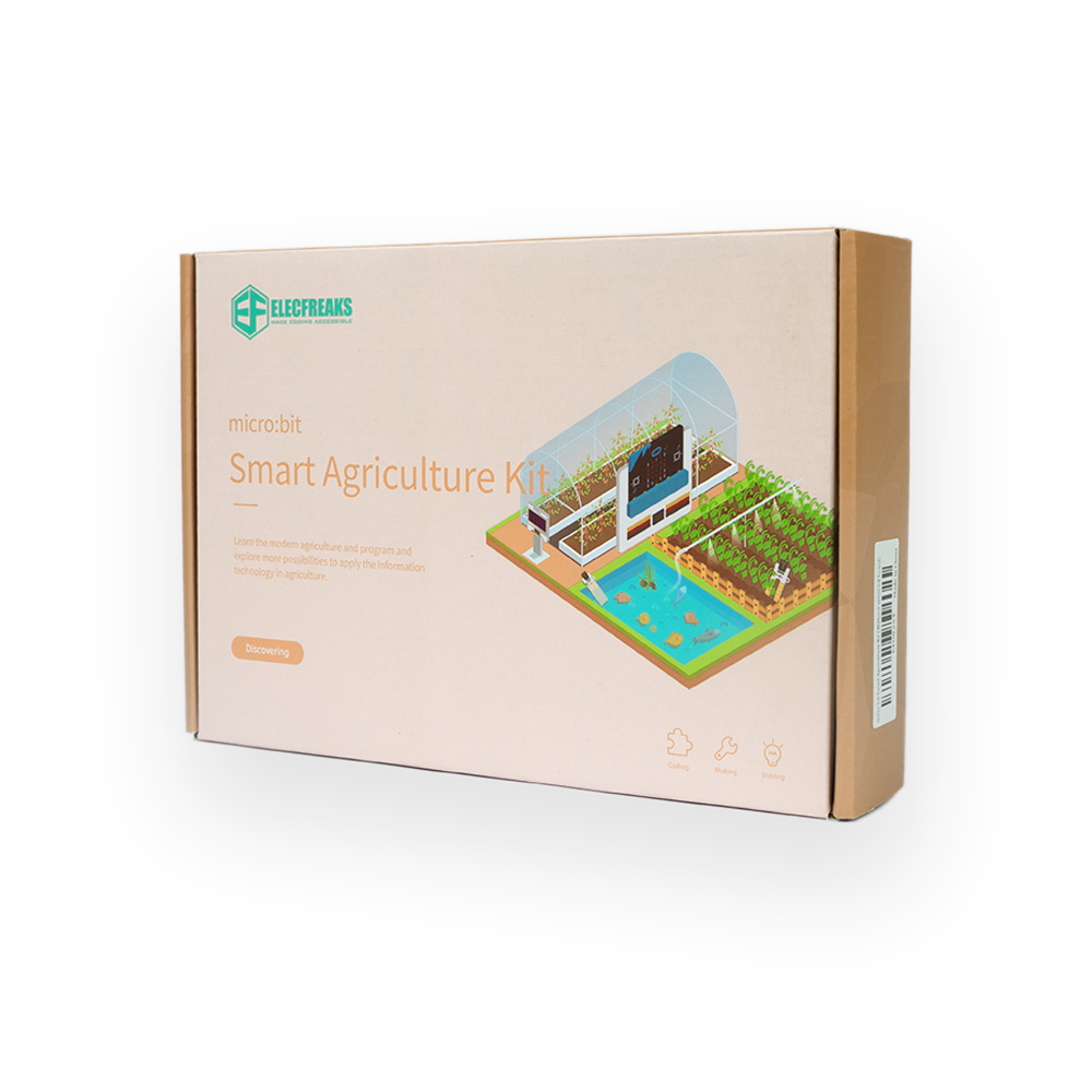 ELECFREAKS micro:bit Smart Agriculture Kit, DIY Programming STEM kit with Basic Coding Electronics Sensors