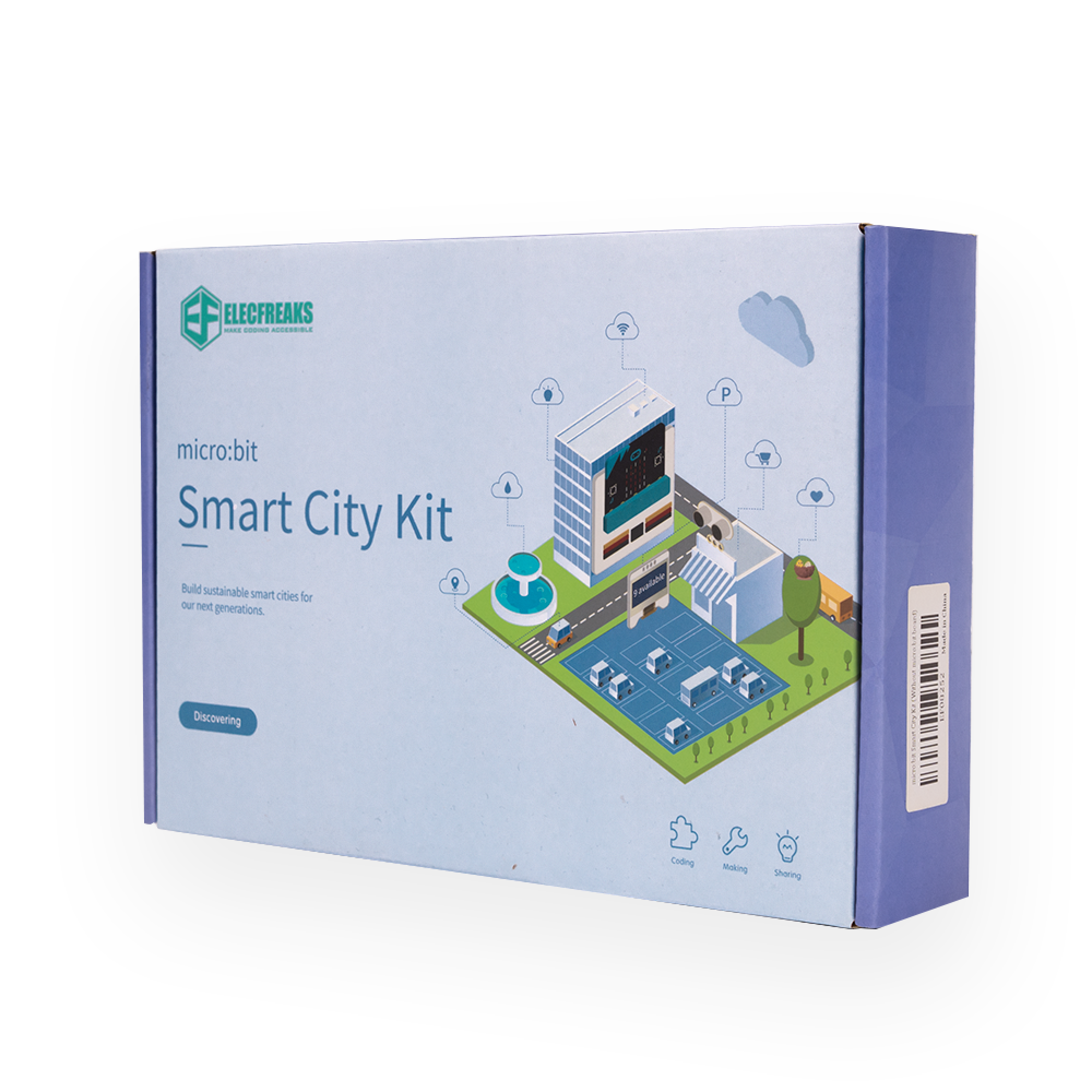 ELECFREAKS micro:bit Smart City Kit, micro:bit Sensor Starter Kit For Kid with Sensors & Guidance Manual