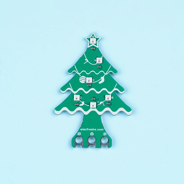 micro:bit Christmas Kits (Christmas Tree Rainbow LED & Snowflake Buzzer)