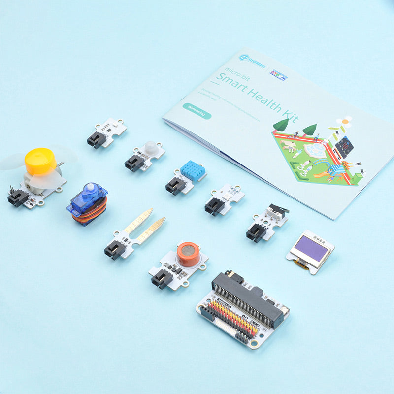 ELECFREAKS micro: bit Smart Health Kit, aprendizaje de circuito eléctrico con manual de orientación
